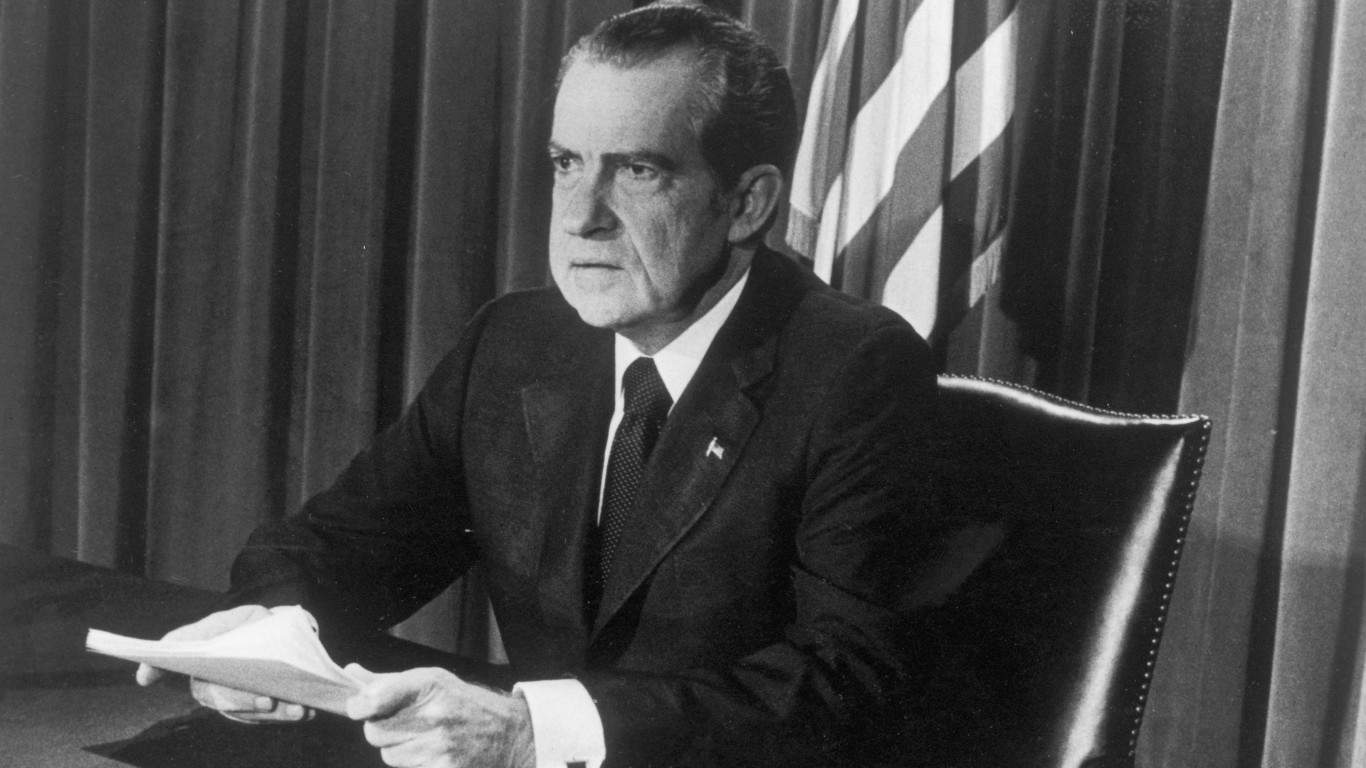12. Richard Nixon (1972, 1974)