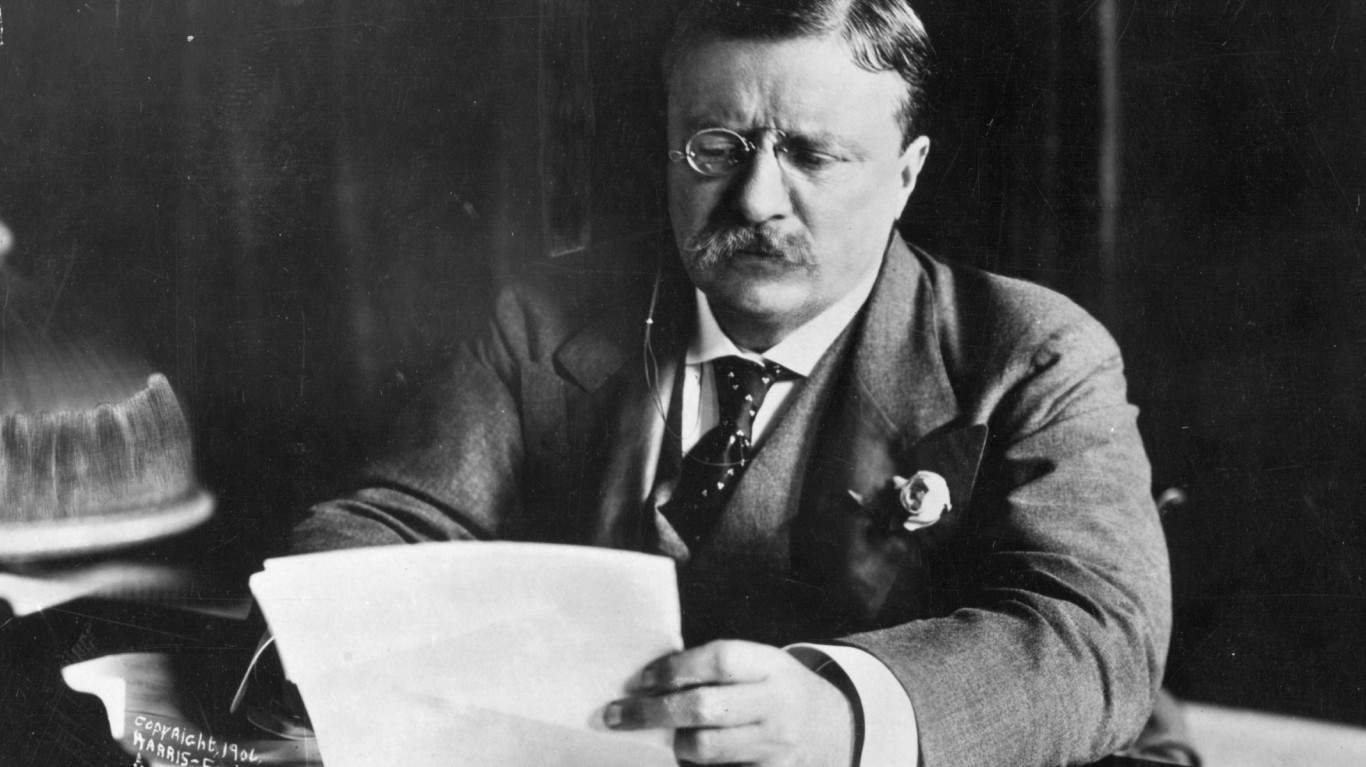 5. Theodore Roosevelt (1912)