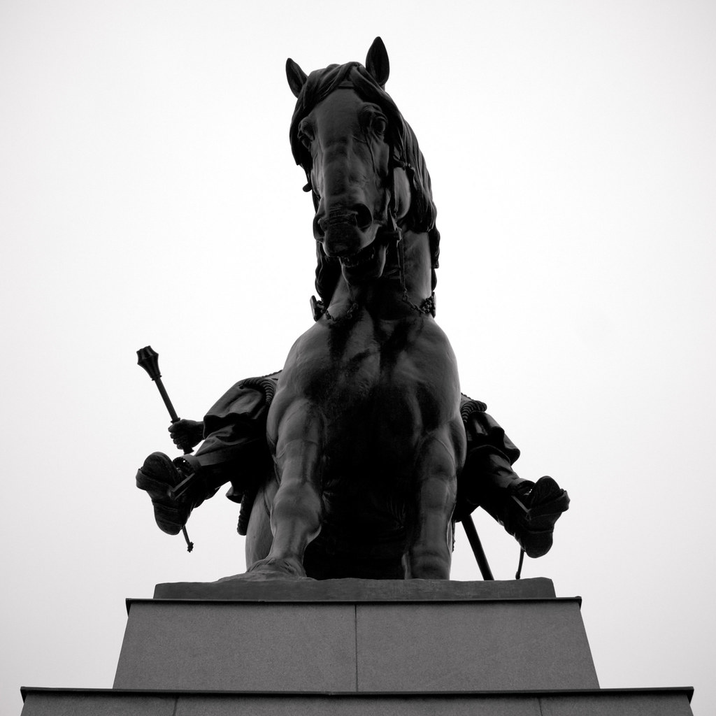 The Statue of Jan Zizka of Trocnov on Horseback