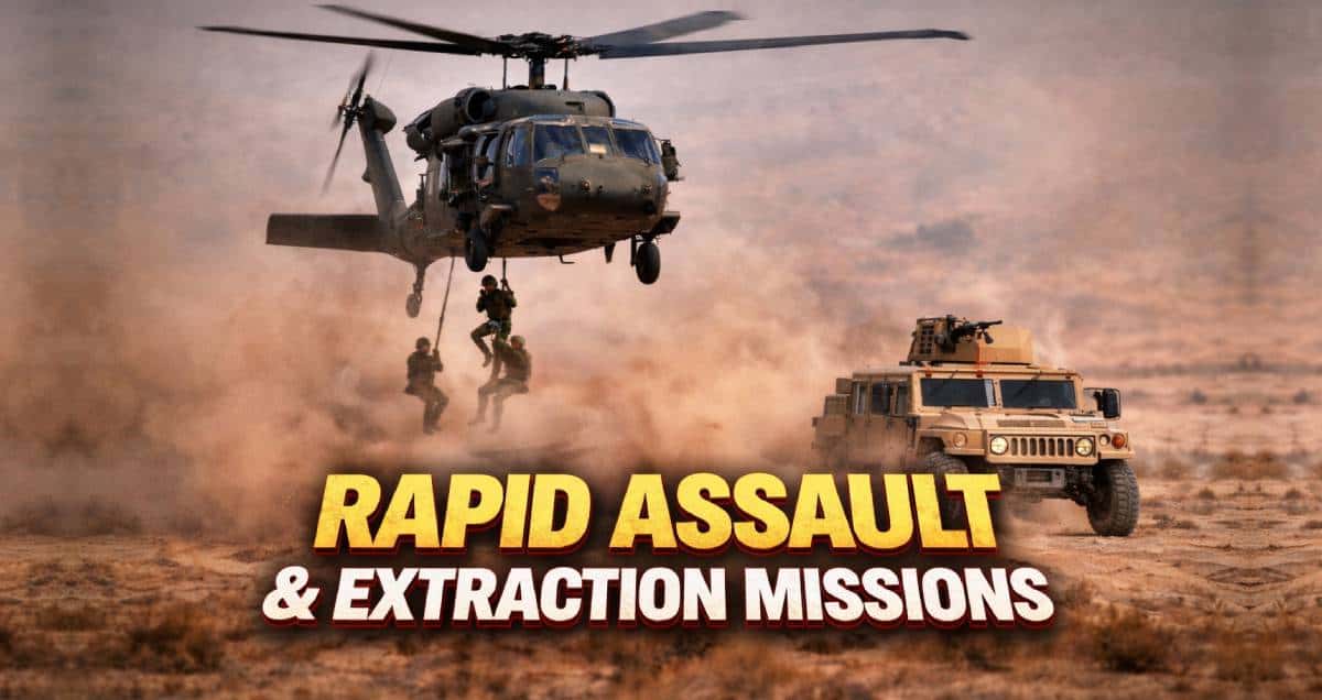 The Military Tools Built for Rapid Assault and Extraction Missions