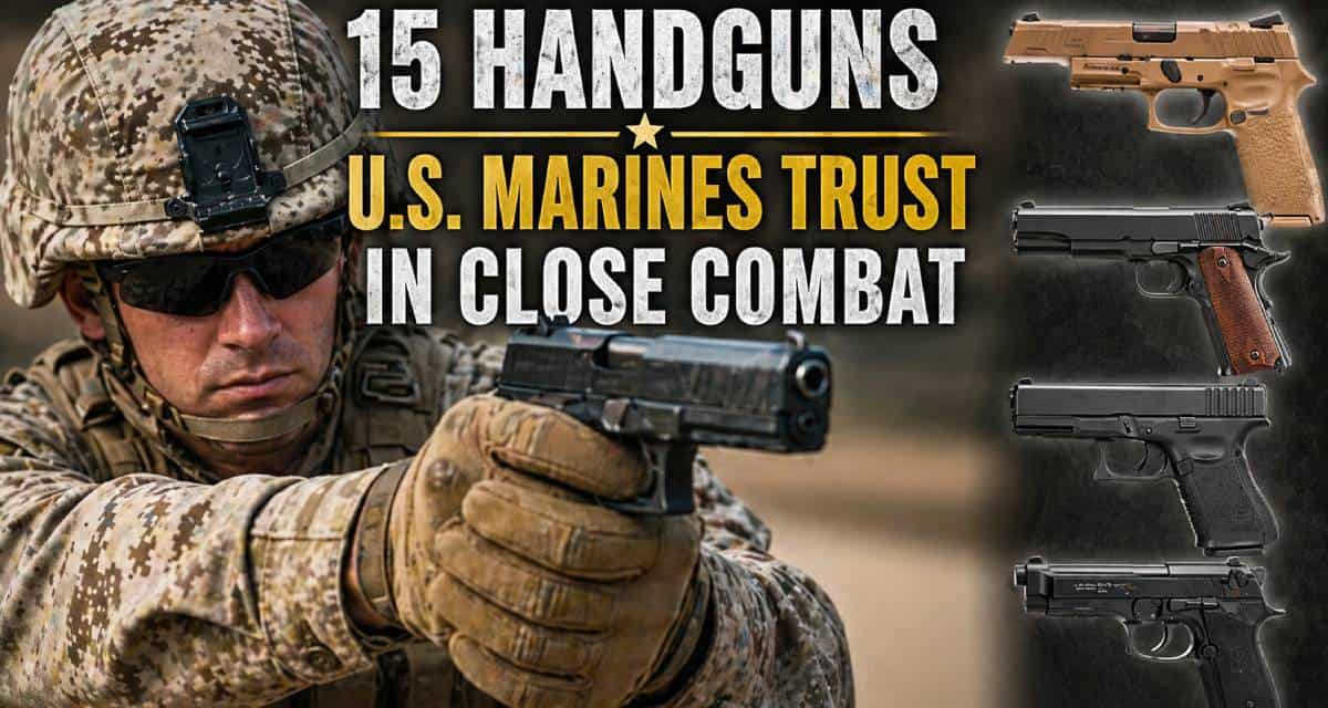15 Handguns That Give U.S. Marines an Edge in Close Combat