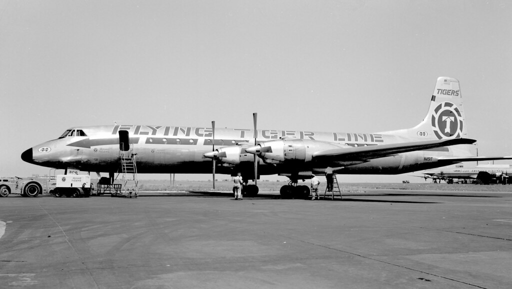 Canadair CL-44 N451T Flying Tiger Line