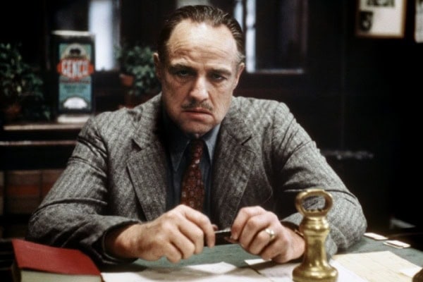 Vito Corleone in "The Godfather": Played by Marlon Brando