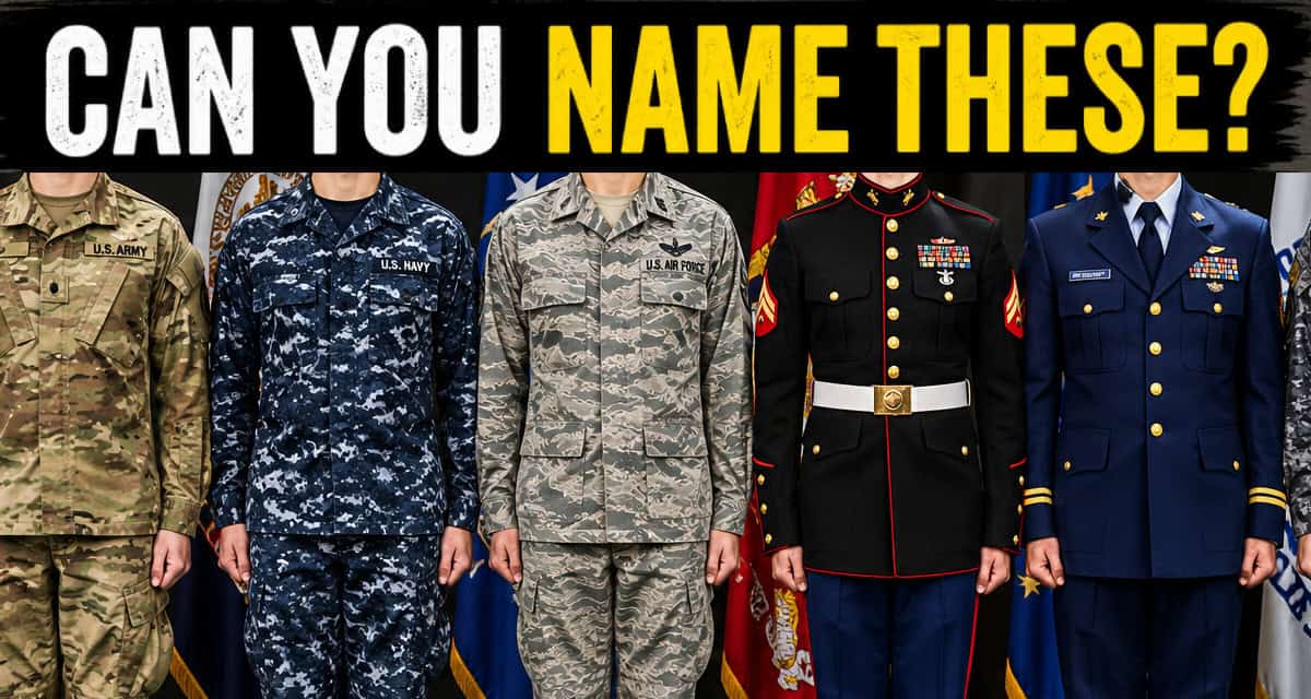 Only 3% of Americans Can Name These U.S. Military Uniforms