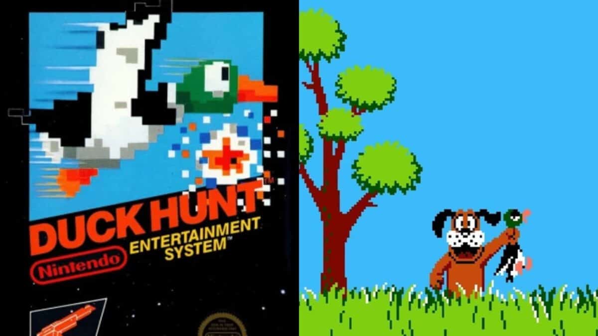 Duck Hunt cover and gameplay