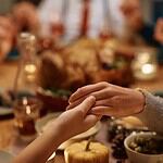 Saying grace before dinner