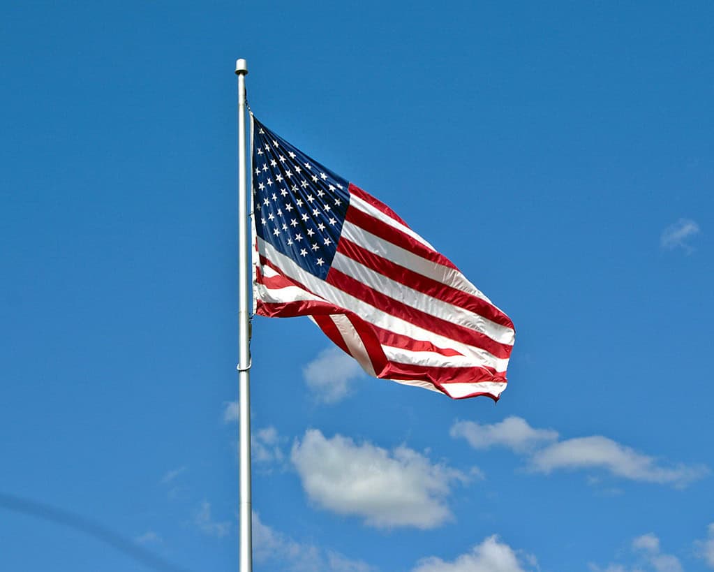 Flying the Flag From the Front Lawn