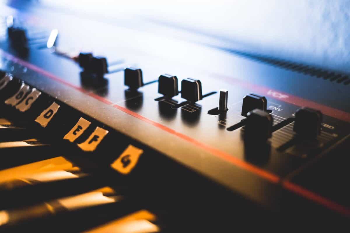 Analog Synthesizer Keyboard