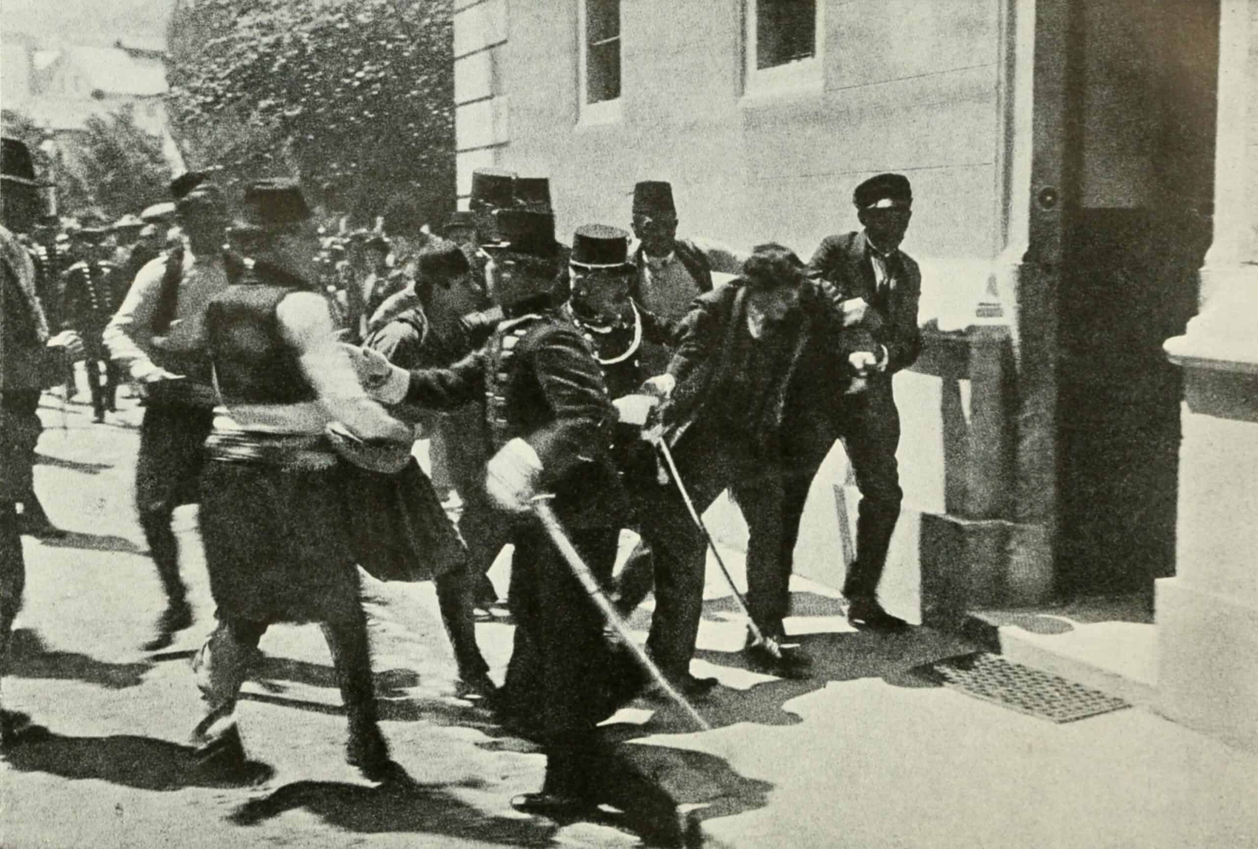 Franz Ferdinand's Driver Takes a Wrong Turn (1914)