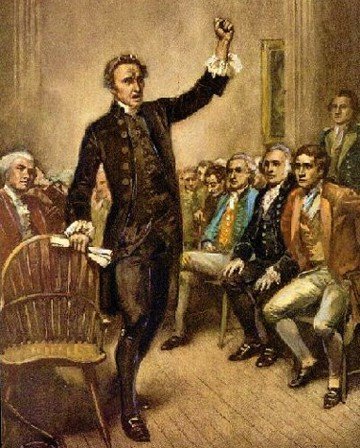 1. "Give me liberty, or give me death!" — Patrick Henry