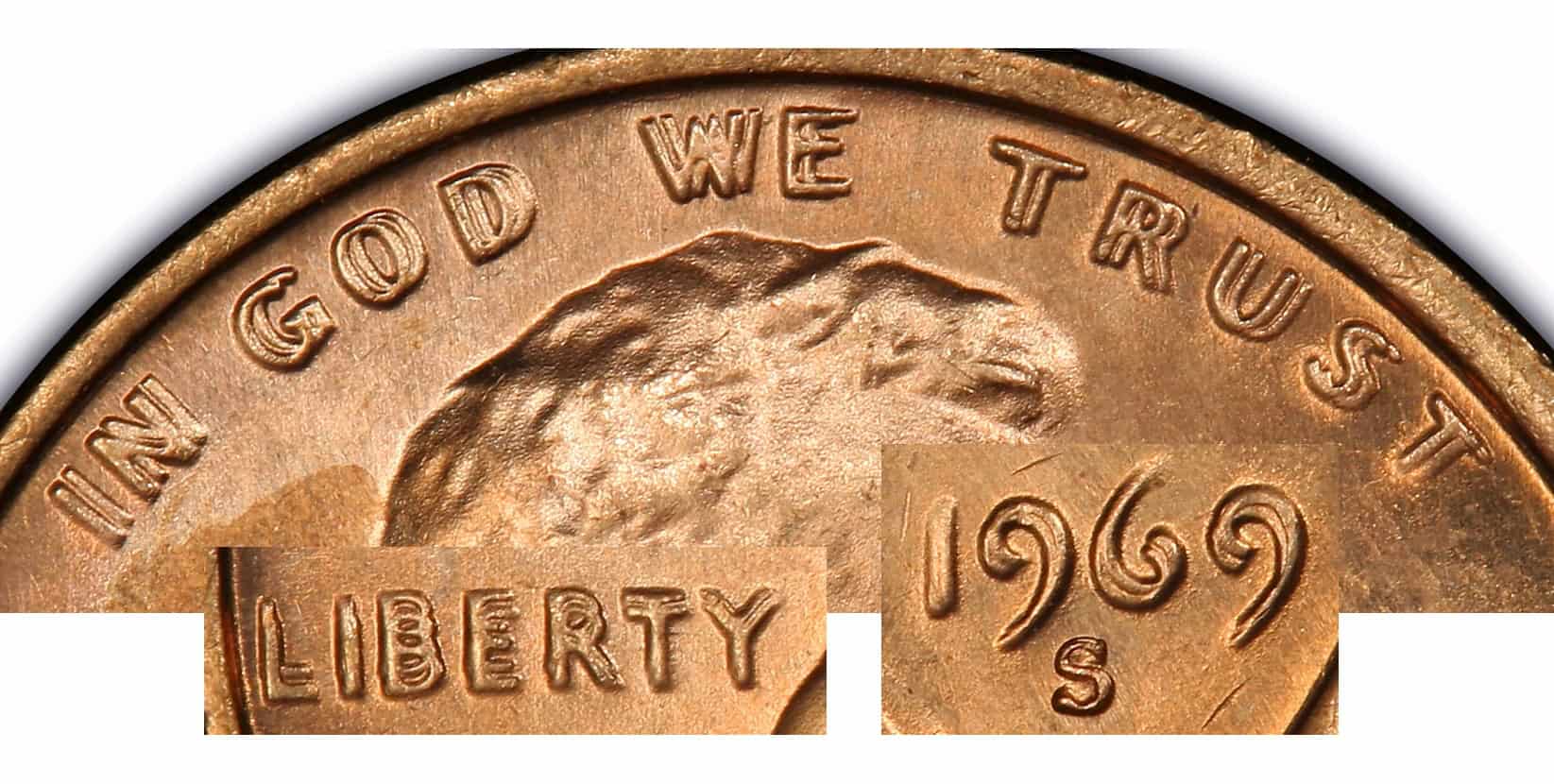 1969-S Doubled Die Lincoln Cent