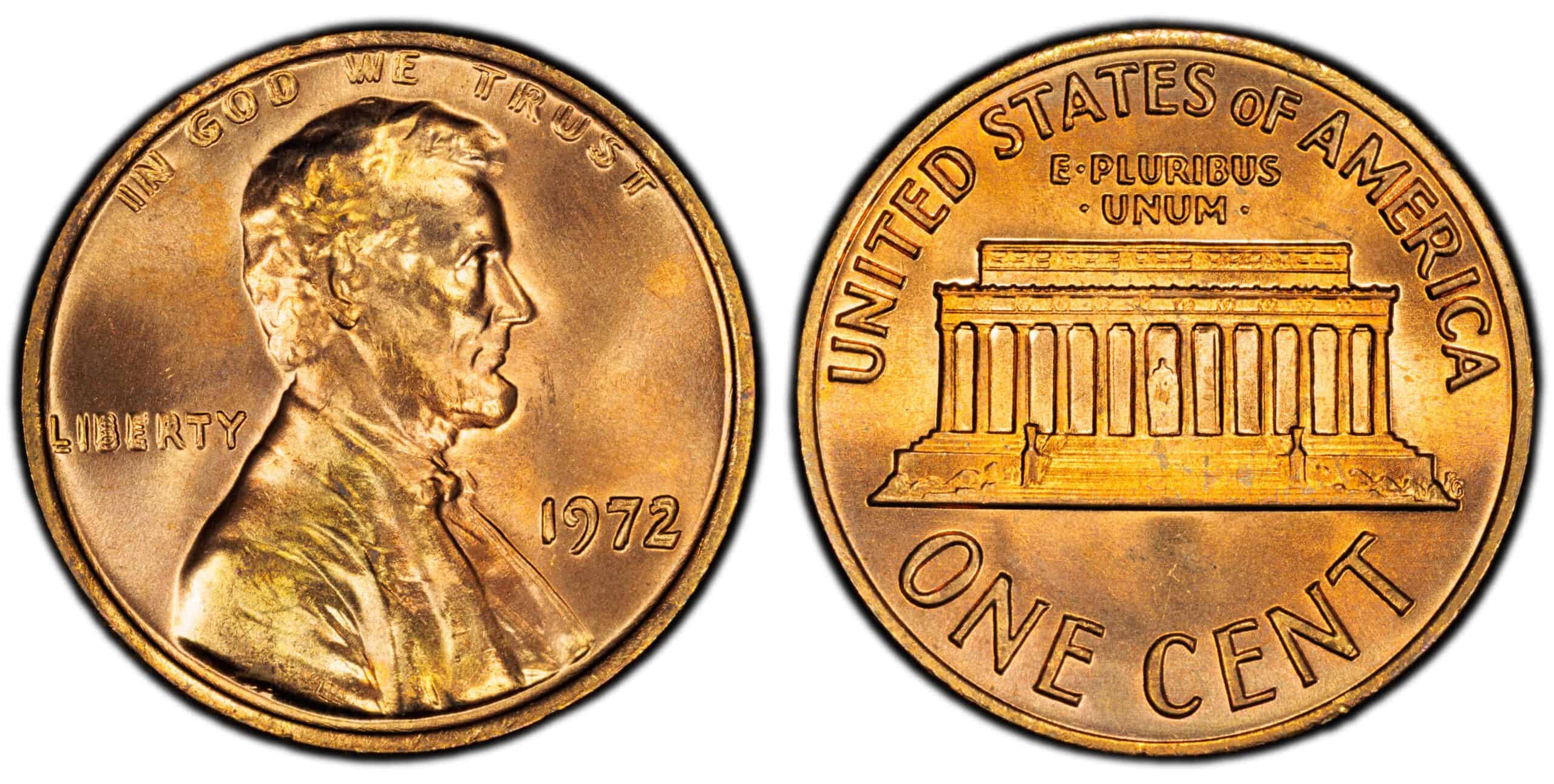 1972 Doubled Die Obverse Lincoln Cent