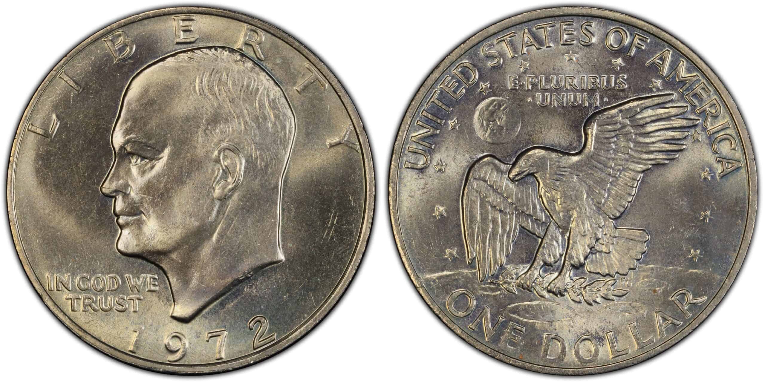 1972 Type 2 Eisenhower Dollar