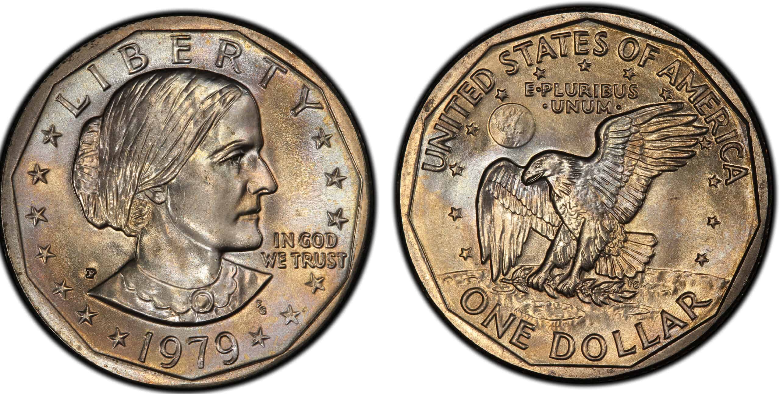 1979-P Wide Rim Susan B. Anthony Dollar
