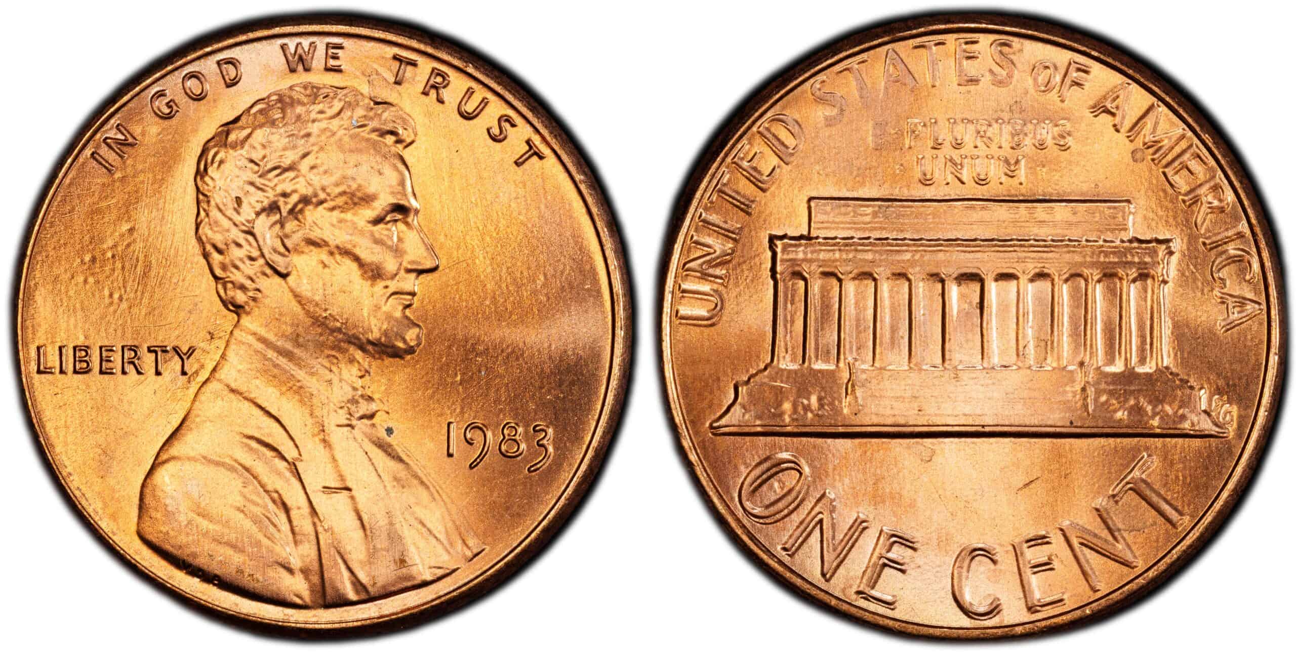 1983 Doubled Die Reverse Lincoln Cent